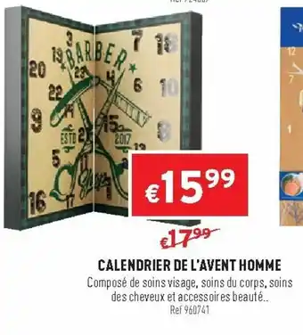 Trafic Calendrier De L'Avent Homme offre