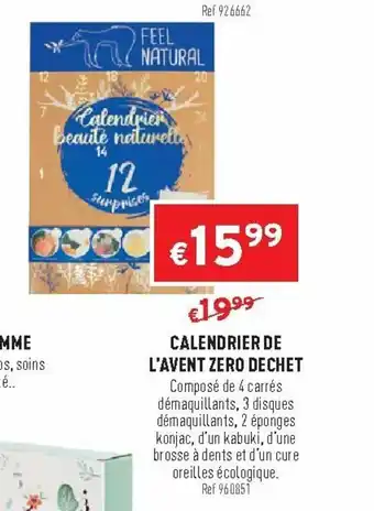 Trafic Calendrier De L'Avent Zero Dechet offre
