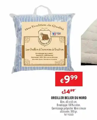 Oreiller Belier Du Nord