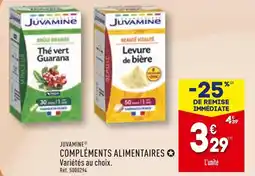 ALDI JUVAMINE Compléments alimentaires offre