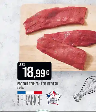 Match Produit tripier : foie de veau offre