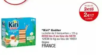 Monoprix KIRI Goûter offre
