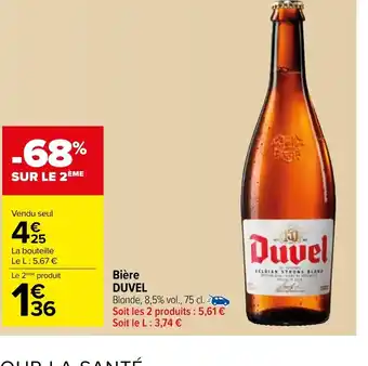 Carrefour Market DUVEL Bière offre