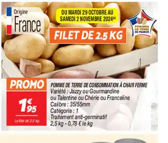 Netto Pomme de terre de consommation à chair ferme offre