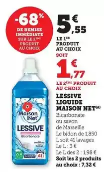 Supeco Mont blanc - eau minerale naturelle offre