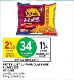 Intermarché Purina - pâte pour chat les filettines en sauce gourmet perle offre