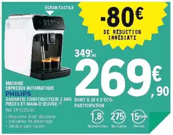 E.Leclerc Machine expresso automatique offre