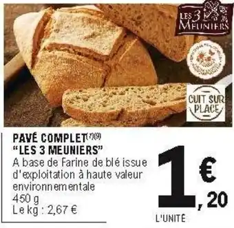 E.Leclerc Pavé complet offre
