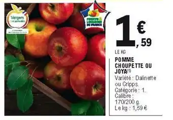 E.Leclerc Pomme choupette ou joya offre