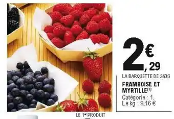 E.Leclerc Framboise et offre