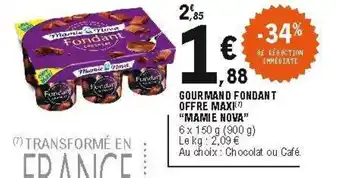 E.Leclerc Gourmand fondant offre
