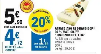 Parmigiano reggiano dop