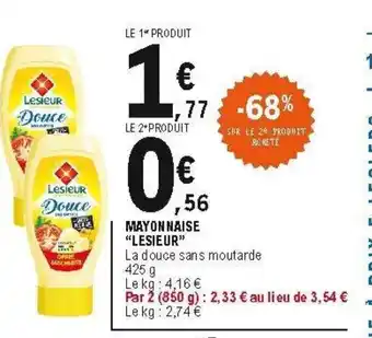 E.Leclerc Mayonnaise offre