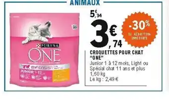 E.Leclerc Croquettes pour chat offre