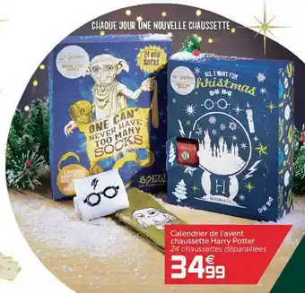 Calendrier De L'avent Chaussette Harry Potter