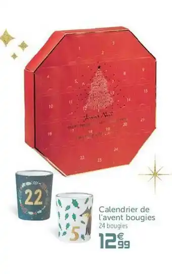 Gifi Calendrier De L'avent Bougies offre