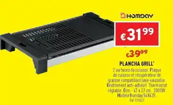 Trafic Plancha grill offre