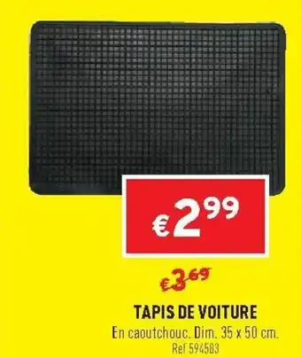 Trafic Tapis de voiture offre