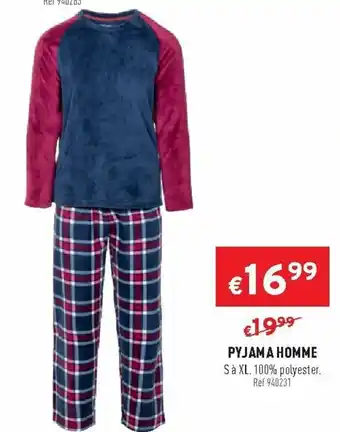 Trafic Pyjama homme offre