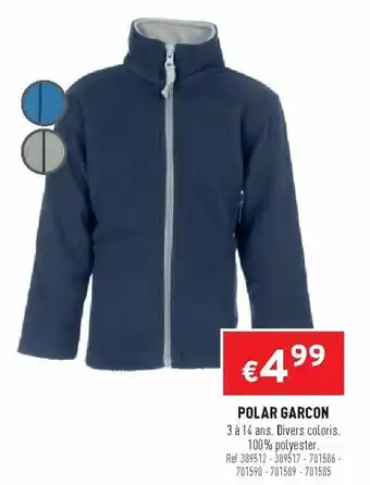 Trafic Polar garcon offre