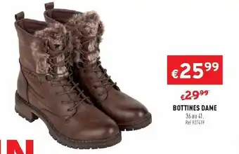 Bottines dame