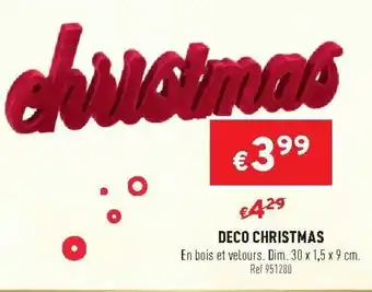 Trafic Deco christmas offre