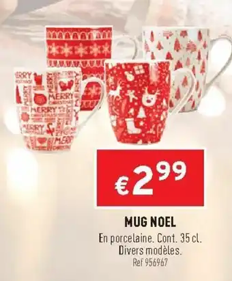 Trafic Mug noel offre