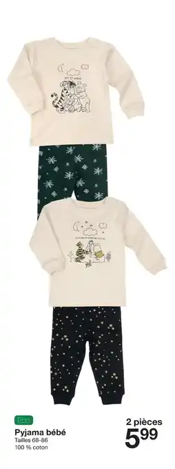 Zeeman Pyjama bébé offre