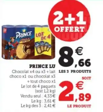 Super U Prince lu offre