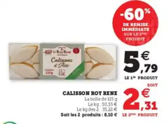 Calisson rot rene