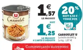 Super U Cassoulet U offre