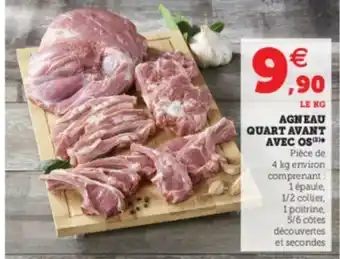 Super U Agneau Quart Avant Avec Os offre