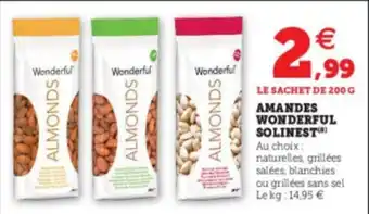 Super U Amandes Wonderful offre