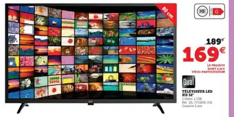 Super U Téléviseur Led offre