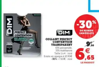Super U Collant Perfect Contention offre