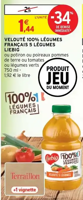 Intermarché Velouté 100% Légumes Français 5 Légumes offre