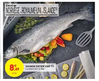 Intermarché Saumon Entier Vidé offre