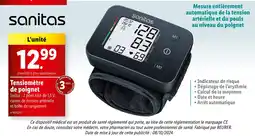 Lidl sanitas Tensiomètre de poignet offre