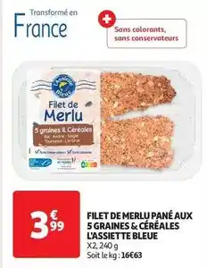 Intermarché Pommette bio - assiette avec morceaux légumes volaille basquaise offre