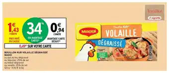 Intermarché Bouillon Kub Volaille Dégraissé Maggi offre