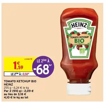 Tomato Ketchup Bio Heinz