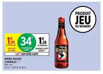 Intermarché Biére Rouge Corbeau offre
