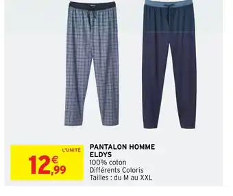 Intermarché Pantalon Homme Eldys offre