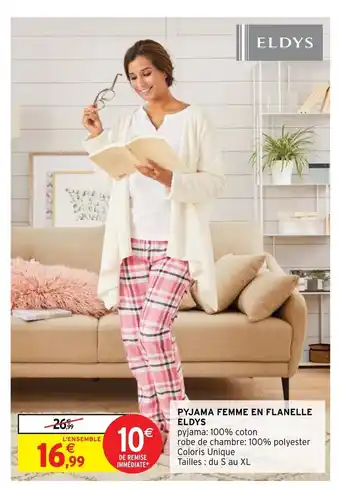 Pyjama Femme En Flanelle Eldys