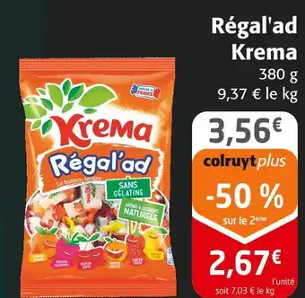 Colruyt Krema Régal'ad offre