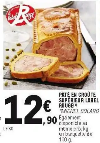 E.Leclerc Pâté en croûte offre