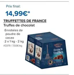 Costco Truffettes de france truffes de chocolat offre