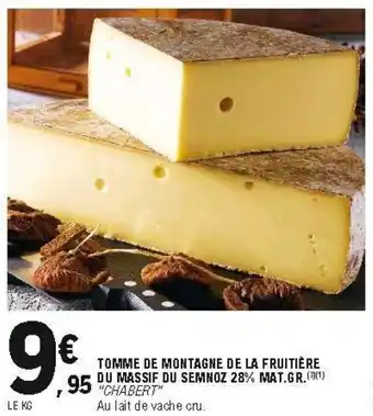 E.Leclerc Tomme de montagne de offre