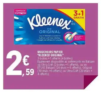 E.Leclerc Moucheoirs papier offre