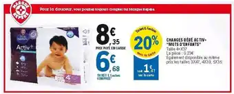E.Leclerc Changes bébé activ offre